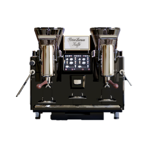 Espressomaskine, BARISTA ONE TWIN m. telematri. Sikre dig den perfekte kop barista kaffe hver gang., Peter Larsen Kaffe